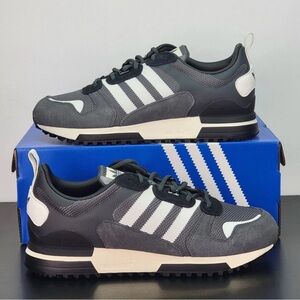 Adidas ZX 700 HD Men's Athletic Shoes Gray Black Footwear Sneakers IH2332 Sz 10